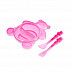 Детский обеденный набор Canpol babies 6м+ (2/422) pink
