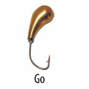 Мормышка W Akara Чесночинка с отверстием Go MW-SP-1540-GO