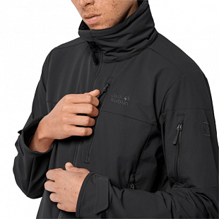 Куртка ветрозащитная мужская Jack Wolfskin Edward Peak Jkt M black