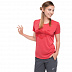 Футболка женская Jack Wolfskin Crosstrail Graphic T W tulip red