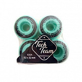 Набор колес для скейтборда Tech Team 52*32 мм 100а NN004258 turquoise