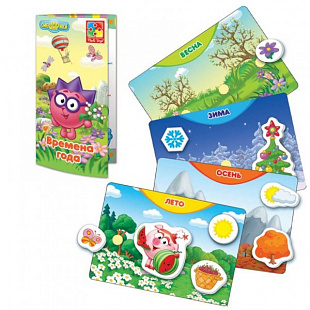 Игра с липучками Vladi Toys Обучарики Времена года VT2307-03