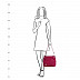 Женская сумка из кожи Pola 9030 dark pink