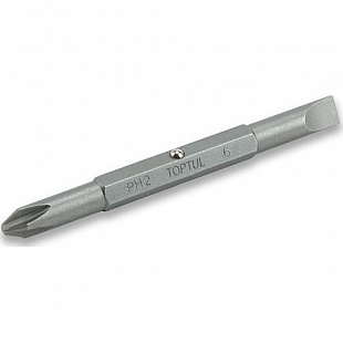 Насадка двухсторонняя Toptul PH2/SL6 мм 7,5 см FKAA0206