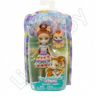 Кукла Enchantimals Тарла Табби с котенком (FNH22 HHB91)