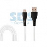Кабель Rexant micro USB 1 м силикон white Elastic 18-7049-9
