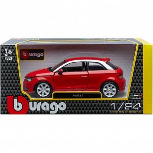 Коллекционная машина Bburago 1:24  Audi A1 (18-22127) red