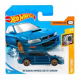 Машинка Hot Wheels Базовой коллекции '98 Subaru Impreza 22B Sti-Version 1/5 (5785 GHB42)
