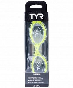Очки для плавания TYR Nest Pro, LGNST/892 green