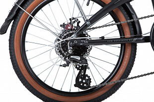 Велосипед Novatrack TG-20 Disc 20" (2020) 20FATG8SD.BK20 black