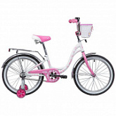 Велосипед Novatrack Butterfly 20" (2019) White/Pink 207BUTTERFLY.WPN9