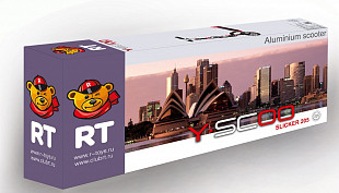 Самокат Y-Scoo RT 205 Slicker Deluxe gold Самокат Y-Scoo RT 205 Slicker Deluxe gold