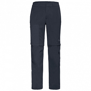 Брюки с молнией мужские Jack Wolfskin Overland Zip Away M night blue