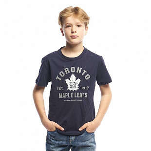 Футболка подростковая Atributika&Club NHL Toronto Maple Leafs 30830 navy
