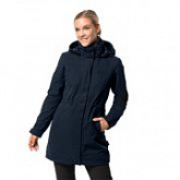 Пальто женское Jack Wolfskin Ottawa Coat midnight blue