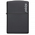 Зажигалка Zippo Logo - Black Matte 218ZL