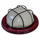 Светильник Юпитер НБО круг с решеткой cherry JP1301-07