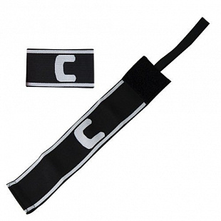 Повязка капитанская Torres SS11002-02 black/white