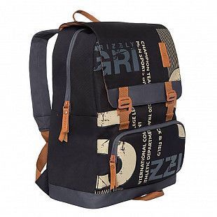 Рюкзак для мальчика GRIZZLY RU-929-1 black/grey