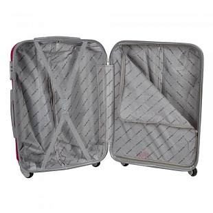 Чемодан средний Polar 23" 3-ой Р12031-17 pink