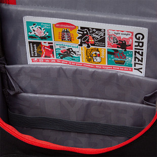 Рюкзак школьный с мешком GRIZZLY RAm-185-5 /1 black