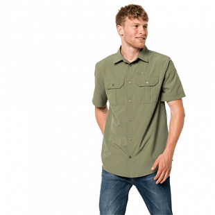 Рубашка мужская Jack Wolfskin Kwando River Shirt M khaki