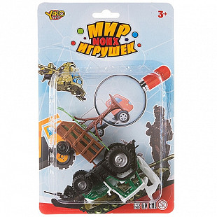 Набор YAKO "Ферма", с инерционными игрушками, серия Мир micro Игрушек В88720