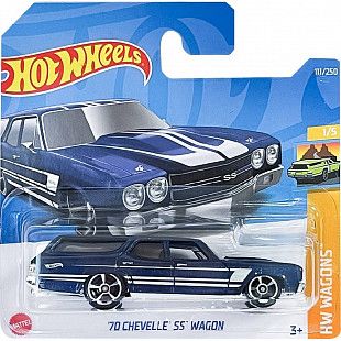 Машинка Hot Wheels Базовой коллекции '70 Chevelle SS Wagon 111/250 (5785 HCV19) mainline 2022