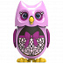 Игрушка Digifriends Сова с кольцом, светло-фиолетовая с розовыми крыльями и бантиком 88285-6