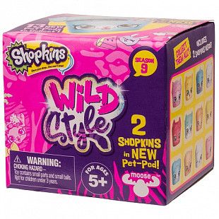 Игрушка-сюрприз Shopkins в Pet-боксе 2шт Сезон 9 56695