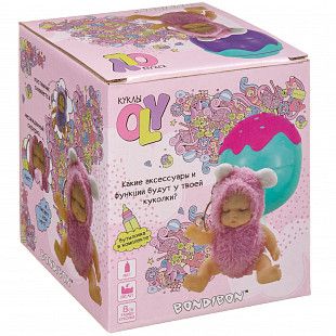 Кукла в леденце Bondibon OLY в меховом костюмчике с аксессуарами ВВ3877