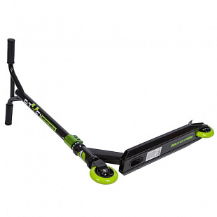 Самокат Novatrack Pixel Black/Green 100A.PIXEL.BGR7