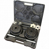 Набор гантелей USA Style SS-LDBS-213-D25 black