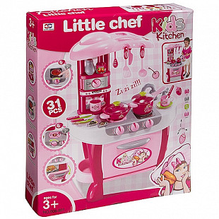 Набор кухня Shenzhen Toys подсветка конфорки 008-801 red
