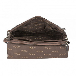 Мужская сумка Pola 2048 dark brown