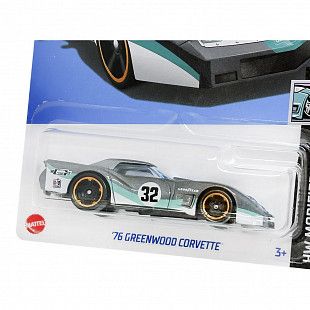 Машинка Hot Wheels Базовой коллекции '76 Greenwood Corvette 11/250 (5785 HTD67) mainline 2024