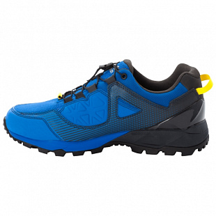 Водонепроницаемые кроссовки мужские Jack Wolfskin Cascade Hike Xt Texapore Low M blue / yellow