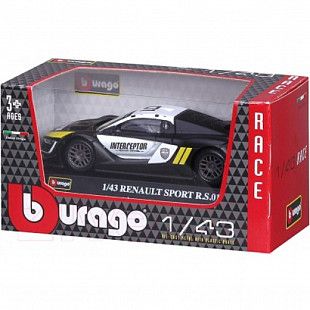Коллекционная машина Bburago 1:43 Renault Sport R.S. 01 (18-38021) black
