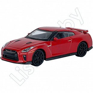 Машинка Bburago 1:43 2017 Nissan GT-R R35 (18-30000/18-30207) red