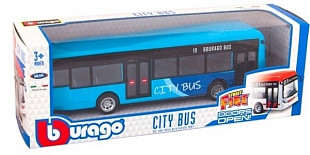 Модель автобуса Bburago Городской 18-32102 blue/light blue