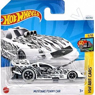 Машинка Hot Wheels Базовой коллекции Mustang Funny Car 112/250 (5785 HTB73) mainline 2024