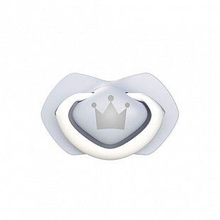 Пустышка Canpol babies Royal Baby Силиконовая Симметричная 6-18 мес., 2 шт. (22/651_blu) blue