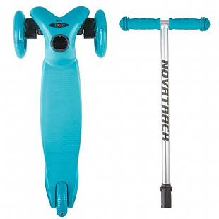 Самокат-кикборд Novatrack Disco-kids Turquois 120DISCOKIDS.SGN6