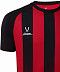 Футболка игровая детская Jogel Camp Striped Jersey JC1ST0121.R2-K red/black