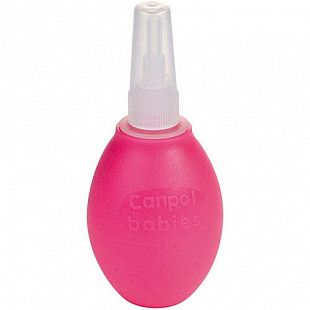 Аспиратор для носа Canpol babies с двумя насадками (9/119) Pink