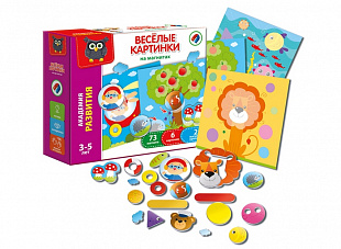 Игра настольная магнитная Vladi Toys Весёлые картинки VT5422-02