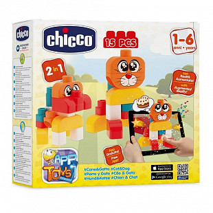 Строительные блоки Chicco Кошка и Собака 00002306000000
