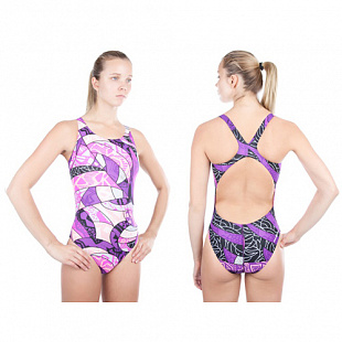 Купальник спортивный женский Mad Wave Start purple