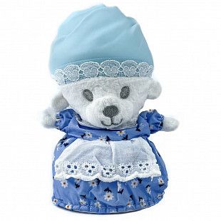 Плюшевый Мишка в ароматном кексе Premium Toys ягодная панна-котта (1610033) white