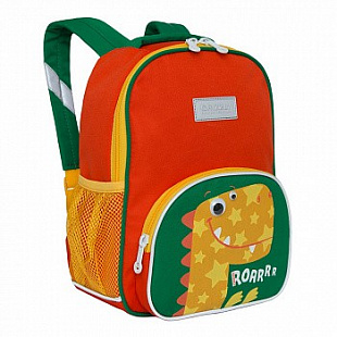 Рюкзак детский GRIZZLY RK-076-6 /2 orange/green